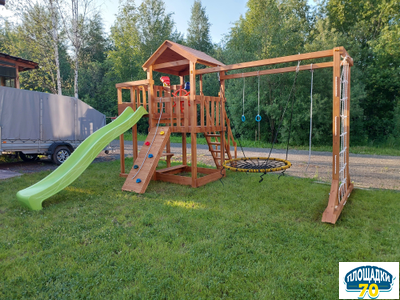 Детская площадка Савушка Мастер 4 Plus (горка 3 метра)