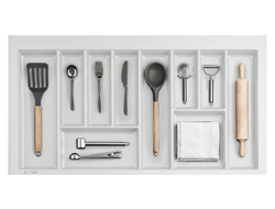 Лоток  для столовых приборов TRAY 900мм, БЕЛЫЙ  (13.0081)  AQ