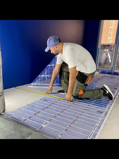 СЕГМЕНТИРОВАННЫЙ  ТЕПЛЫЙ ПОЛ Heat plus  ИЗ УГЛЕВОЛОКНА, мощность 140Вт Размер секции (Длинна 85см х Ширина 100см)