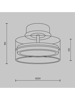 Потолочный светильник Dress code, MOD348CL-L18BBS3K