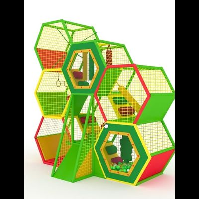 Детский игровой лабиринт «Соты» 3.3х1.8х3.44м.