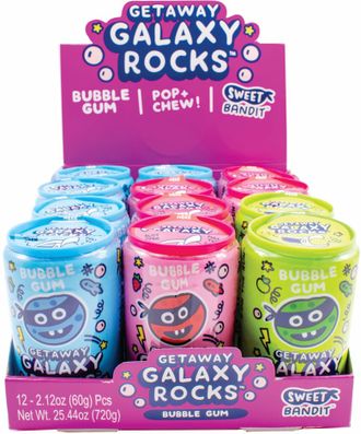 Кидсмания Galaxy Rocks конфеты в банке 60 гр (12 шт)