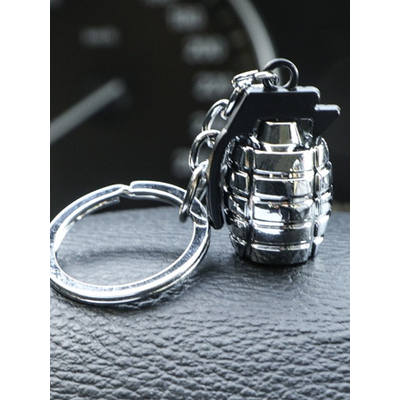 Брелок «ГРАНАТА», металл ХРОМ