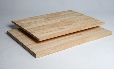 Мебельный щит из сосны паркетной склейки