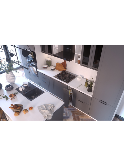 Глетчер Маренго силк модульная кухня