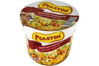 Картофельное пюре роллтон мясо 40гр