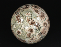 Шар "Яшма цветочная, хризантемовая", Казахстан (70 мм, 469 г) №29775