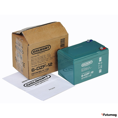 Тяговый аккумулятор Gelbert 6-DZF-12 (12V14.5A/H C5)