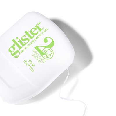 glister™ Многофункциональная зубная нить, 2 упак. х 50 м.