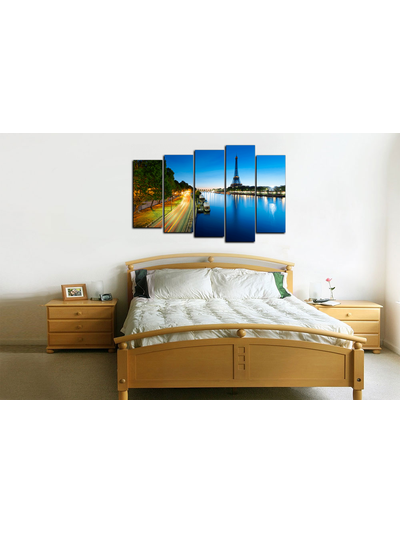 Модульная картина &quot;Ночной Париж&quot;