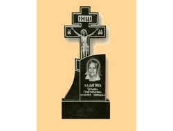 Памятник из гранита (фигурный) 1000х500х50 с гравировкой 300х400 — ФГП-16