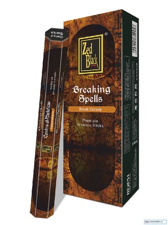 Разрушение Заклинаний (Breaking Spells), Zed Black Fab Series, 1 шт 20 палочек в пачке.