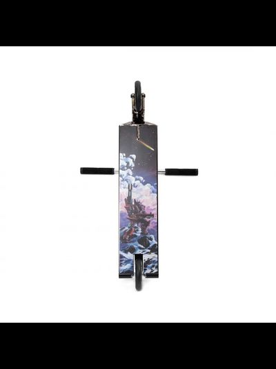 Трюковой самокат Комета Прометей (чёрный хром)