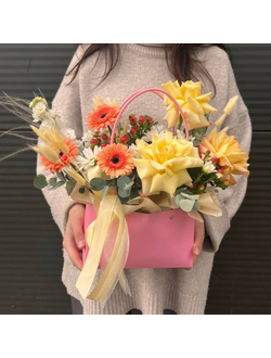 Авторская сумочка с французскими розами