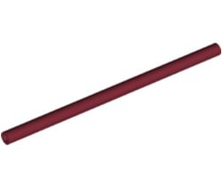 Hose, Rigid 3mm D.  8L / 6.4cm, Dark Red (75c08 / 6256143)