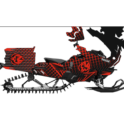 Наклейки на снегоход GEN4 SKI DOO Summit 2017 - 2021 №1185