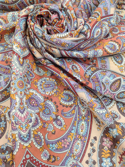 Павловопосадский платок Праздничный город 1921-3