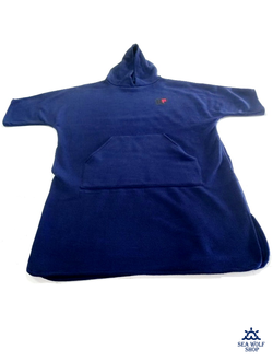 Пончо KF флисовое с капюшоном и шапкой, разные цвета