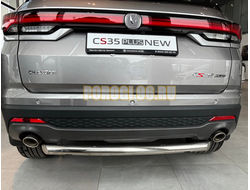 Защита заднего бампера Папа Тюнинг d60 для Changan CS35 Plus 2023-