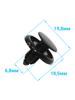 Заклепки для пластиковых навесных частей (10шт/уп) Bronco AT-04292