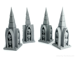 Column spires v.2 (PAINTED)