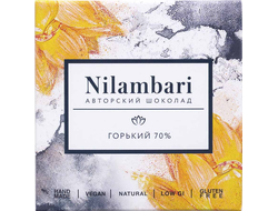 Шоколад горький 70%, 65г (Nilambari)