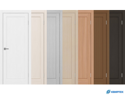 Дверь глухая Оптима Порте царговая экошпон Турин 501.1 купить в Челябинске | КВИРТЕК