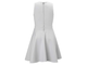 Белое короткое платье А-силуэта с V-вырезом СВ-21668-1