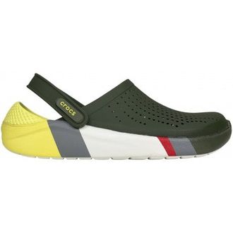 CROCS LITERIDE CLOG COLORBLOCK GREEN