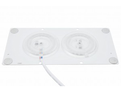 APEYRON модуль св/д с драйвером 24W(1920lm) 6500К 6K 160x80 линз.рассеив. на магнит IP20 2835 02-23