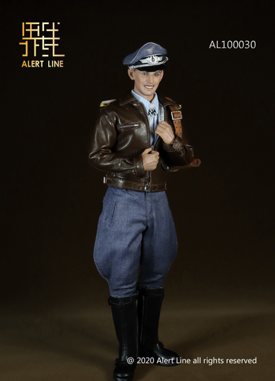 ПОВРЕЖДЕНА КОРОБКА - Летчик Люфтваффе - Коллекционная ФИГУРКА 1/6 scale WWII Luftwaffe Fighter Ace (AL100030) - Alert Line