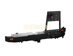 Задний силовой бампер серии Трофи на Nissan Navara III 2010-2015 (03.168.02)