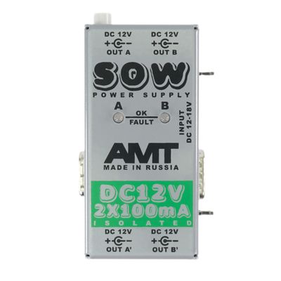 AMT SOW PS-2 DC-12V 2x100mA - модуль блока питания