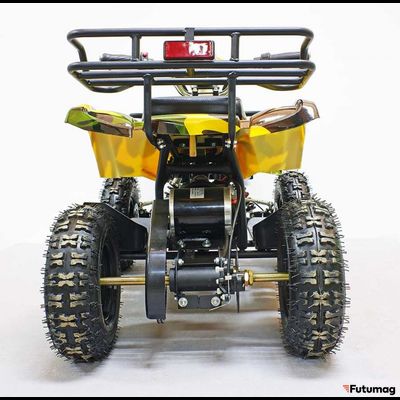 Квадроцикл GreenCamel Гоби K21 (30 Ah 36V 800W R6 Цепь) Армейский желтый