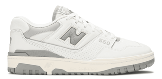 New Balance 550 Grey (Серые с белым) фото