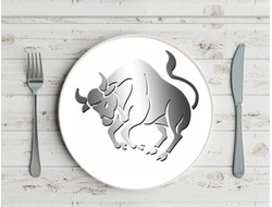 Тарелка с символикой "Быка" №3