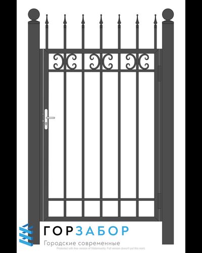 Калитка сварная с элементами ковки KSZ15-26 с монтажом