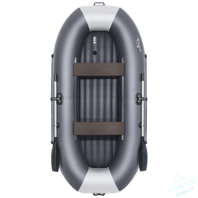 Лодка ПВХ Мастер Лодок Таймень LX290НД Графит / Св.Серый