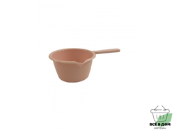 Ковш 1 л с ручкой пудра