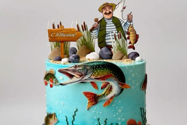 Торт "Рыбаку"