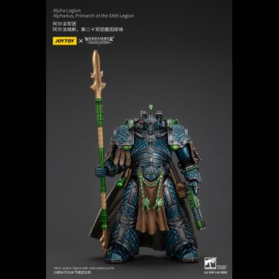 Альфарий, примарх Альфа-легиона (Warhammer Horus Heresy) - КОЛЛЕКЦИОННАЯ ФИГУРКА 1/18 Alpha Legion Alpharius Primarch of XXth Legion (JT01086) - JOYTOY