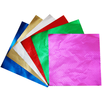 Бумага для творчества металлизирован. для оригами 6 листов, 6 цветов, 20х20см.,ЦБМО66262