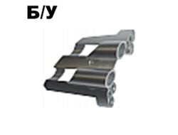 ! Б/У - Technic, Panel Fairing # 1 Large Short, Large Holes, Side A, Metallic Silver (32190) - Б/У