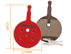 Колодки диск. LeBycle LE-04R, BB5, смола/полуметалл, черные