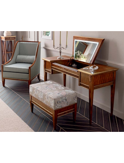 СТОЛ ТУАЛЕТНЫЙ С ЗЕРКАЛОМ (L140*P58*H81) ART.15.05 GOLD TOSATO