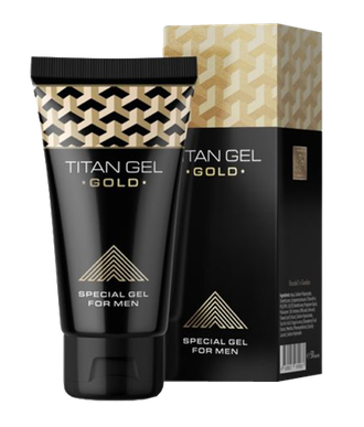 Titan Gel Gold special gel for men, 50 ML.