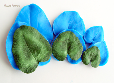 "Лист цикламена" силиконовый молд  (вайнер)