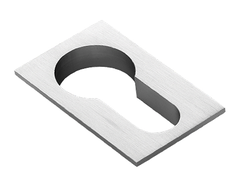 Накладка квадратная LUX-KH-SM CSA хром матовый