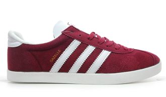 Adidas Gazelle Бордовые с белым женские (36-41)Арт. 284F-A