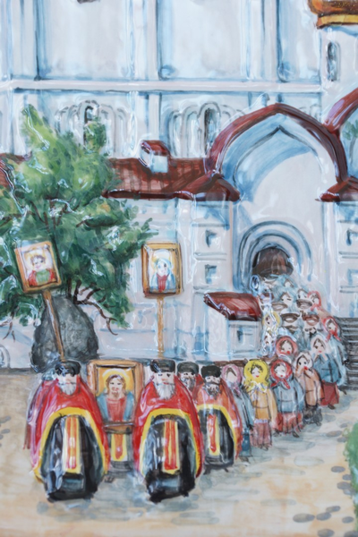 Крестный ход (панно)